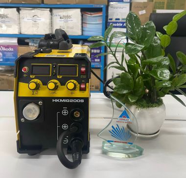 Máy hàn MIG HỒNG KÝ - HK MIG 200S hàn MIG (có khí và không cần khí)(cuộn dây 1kg và 5kg)(0.8mm và 1.0mm) và hàn Que