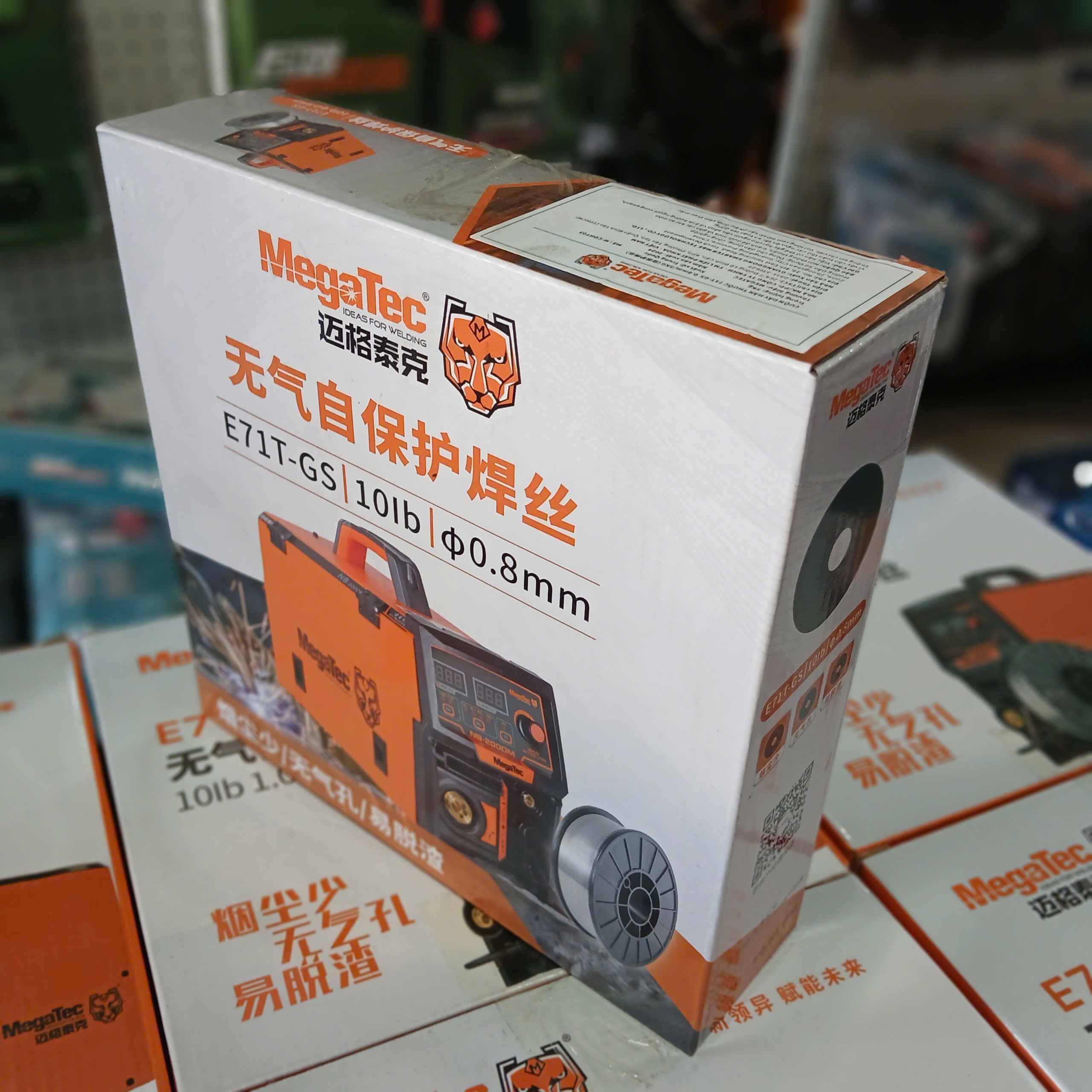 Dây hàn sắt lõi thuốc MegaTec 5kg 0.8mm (giá có VAT)